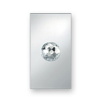 Przycisk z kryształem Swarovskiego BERKER TS Crystal Ball