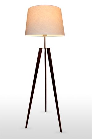 Lampa podłogowa TRIPOD-wood DOMAREX