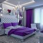 Nowoczesna sypialnia w stylu glamour